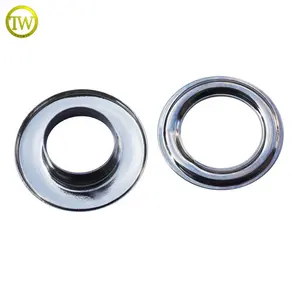 Custom Fashion Silver Color Brass Eyelets For Garment/bags