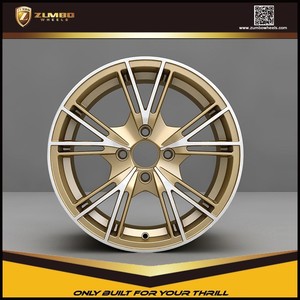 ZUMBO R0009 Nuevo diseño de Alta Calidad de Bronce Mecanizado <span class=keywords><strong>Cara</strong></span> Coche 15 "16" 17 "18" Llantas de aleación - Product Image 2