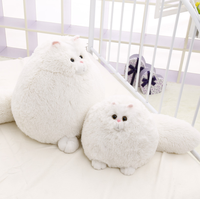 Gros chats en peluche réaliste personnalisé kawaii sommeil étreignant simulation en peluche chat peluche câlin réaliste chat minou en peluche jouet
