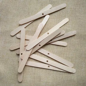 Natürlicher DIY Holz Eis am Stiel mit 3mm Loch in Middle Craft Stick