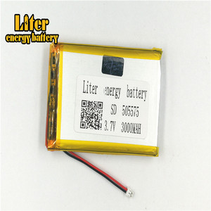 Plug 1.25-2 P 3.7 V 505575 3000 mah lipo battery Rechargeable solar li ion polymer lithium battery with PCM - Product Image 2