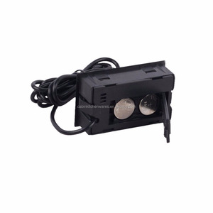 Gốc Kỹ Thuật Số Tủ Lạnh Tủ Lạnh Tủ Lạnh Nhiệt Kế TPM-10 2X1.5V LR44 Nút Cell Battery Đen/Trắng Cabin 48*28*15 Mét - Product Image 4