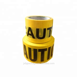 Cuộn lên polyethylene không dính PE phát hiện cảnh báo Băng màu vàng đen cảnh báo dòng cho xây dựng đường an toàn cách ly - Product Image 6