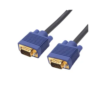 高速黑色 VGA 电缆 1.5 M 3 + 4/3 + 6 15 针深圳厂家直销电脑