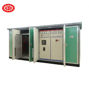 옥외 변전소 6Kv 11Kv 33Kv 전원 분배 750Kva 800Kva 15/0.4Kv 변압기 13.8Kv 조립식 소형 변전소