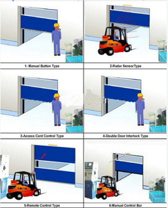 ที่มีคุณภาพสูงห้องเย็นหลั่งความเร็วอย่างรวดเร็วกลิ้งประตูสำหรับอุตสาหกรรม - Product Image 6