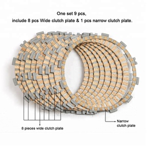 3mm di Spessore 116mm di Diametro Moto A Base di Carta di Frizione per <span class=keywords><strong>Husaberg</strong></span> FE450 FS450 FE550 FS550 CR250 WR250 WR360 - Product Image 6
