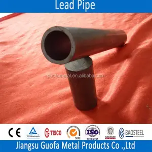 99.994% Pure Seamless Lead Tube Pipe