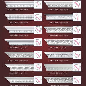 2017 उच्च गुणवत्ता अच्छी कीमत सुंदर नए आधुनिक लक्जरी <span class=keywords><strong>Polystyrene</strong></span> क्राउन मोल्डिंग - Product Image 1