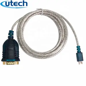Grosir kabel rs232 rs 232-2022 Kabel Seri Micro-usb 2.0 Ke RS - 232 DB9 dengan Chipset FTDI atau PL2303