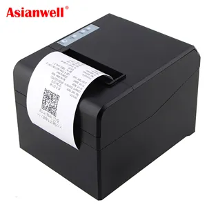 AW-8330 auto cutter/ tear off pos printer with google cloud print label printer thermal