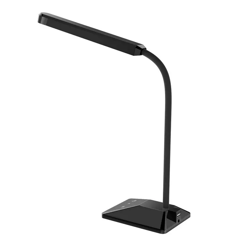 7W LED Desk Lamp USB charging Dimmable Adjust Desk Lamp with Charging Port and Touch Sensitive Switch Led Light Bed Side Table