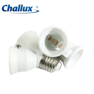 LED Ánh Sáng E27 để 2E27 Ổ Cắm Adapter Bóng Đèn để Kép E27 Đèn Ổ Cắm - Product Image 2