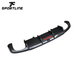 Lame de pare-choc arrière en Fiber de carbone, accessoire de voiture, <span class=keywords><strong>Audi</strong></span> <span class=keywords><strong>A4</strong></span> B9 <span class=keywords><strong>SLINE</strong></span> S4, 2017, 2018, <span class=keywords><strong>2019</strong></span> - Product Image 2