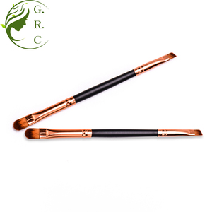 Luxury Dual Fluffy Eye Lish Applicator Liner Shadow Brow Makeup <strong>Brush</strong> Square <strong>Angle</strong> Eyeshadow Blending Concealer <strong>Eyebrow</strong> <strong>Brushes</strong> - Product Image 3