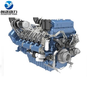 Nhà Máy Chính Hãng Giá Wp6c250 Loạt Mô Hình 250HP Thuyền Tàu Biển 2500 Rpm Tốc Độ Cao Weichai Động Cơ Diesel - Product Image 5