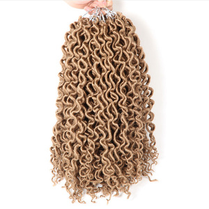 African Jumbo Trenzado Trenza Onda Faux Locs Sintético Micro Kinky Twist Hair Protein Fibra Teñida-Micro Kinky Twist Hair - Product Image 6