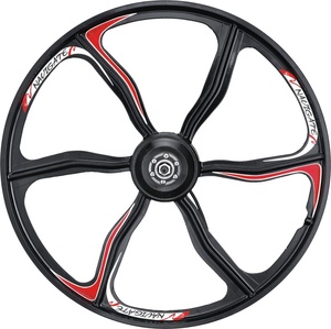 Roues de <span class=keywords><strong>vélo</strong></span> en alliage de magnésium les plus légères et les plus solides à 6 rayons de 26 pouces pour <span class=keywords><strong>vélo</strong></span> de montagne électrique - Product Image 1