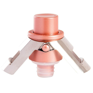 S'adapte à n'importe quel <span class=keywords><strong>bouchon</strong></span> de bouteille de vin mousseux en acier inoxydable scellant bouteille mousseuse liège Silicone étanche garder frais adapté - Product Image 3