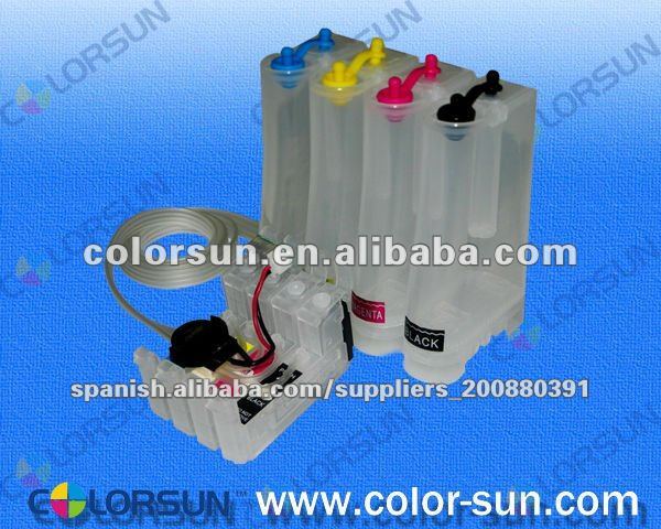 Amazon.com: inksky CISS CIS sistema de tinta continua para cartuchos Epson  T1331 t1332 t1333 t1334 4 Color Para Epson Stylus T22 T25 TX120 tx123 TX125  TX130 tx133 tx135 TX235 W TX420 W :