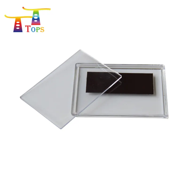 promotion gift blank acrylic fridge magnet