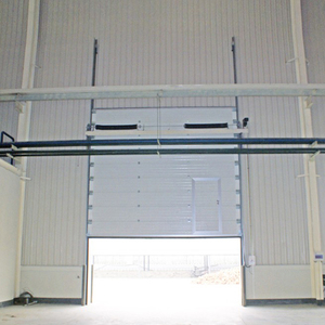 Surface finie <span class=keywords><strong>de</strong></span> <span class=keywords><strong>porte</strong></span> <span class=keywords><strong>sectionnelle</strong></span> industrielle en acier transparent automatique universel pour atelier d'entrepôt - Product Image 4