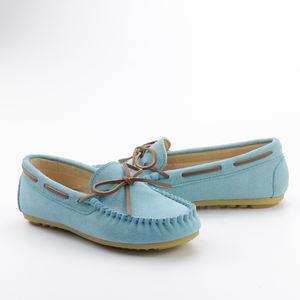 Mocassins en cuir à bout rond pour femme, chaussures plates, confortables à conduire, décontracté, nouvelle-zélande, tendance - Product Image 1