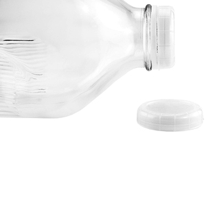 Botol Susu Kaca Persegi Panjang 64Oz, Botol Galon 2 Quart Gaya Vintage - Product Image 6