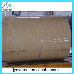 <span class=keywords><strong>Tiempo</strong></span> de la larga vida de color recubierto bobina de acero patrón de madera para el azulejo de azotea uso - Product Image 1