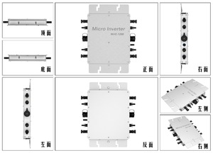Microinversor Solar de Conexión a Red de Nueva Generación de <span class=keywords><strong>1200</strong></span> W, Impermeable, <span class=keywords><strong>WVC</strong></span>-<span class=keywords><strong>1200</strong></span>, con Monitoreo de Comunicación Inalámbrica, Salida de 120 VCA - Product Image 2
