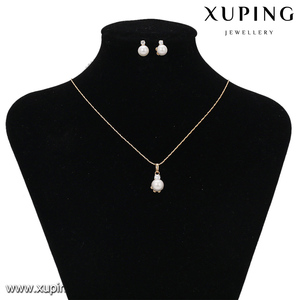 64239 joyería barata para niños, juegos de joyas de perlas de oro de 18k para niños - Product Image 6