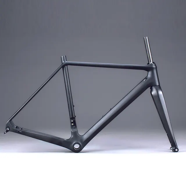 Toray 탄소 T800 100*12mm 포크 크기 hongfu 브레이크 자갈 자전거 프레임