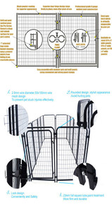 grande <span class=keywords><strong>perrera</strong></span> para perros / son muy fuertes y seguridades jaula exterior para perro o animales - Product Image 2