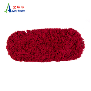 High Quality <strong>Red</strong> Woolen Yarn Airport Acrylic Dust <strong>Mop</strong> - Product Image 4