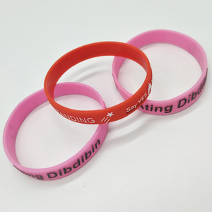 Su misura Braccialetti di Gomma di Silicone Elastico Da Polso Fascia Della Mano - Product Image 2