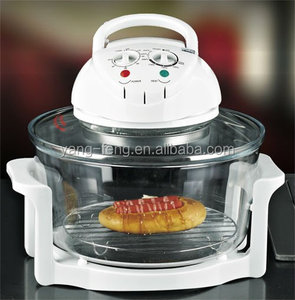 High Quality Hot <strong>Sale</strong> 12L 1300W Round Glass Bowl Electric <strong>Halogen</strong> Convection/turbo <strong>Oven</strong> - Product Image 2