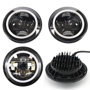 <span class=keywords><strong>Coche</strong></span> IP68 50 W 12 V 24 V luz LED con anillo de Halo <span class=keywords><strong>Jeep</strong></span> <span class=keywords><strong>Wrangler</strong></span> 7 pulgadas ronda LED faro - Product Image 5