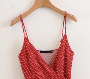 Las mujeres estilo salvaje pequeña ola adoraba corto vestido de la correa - Product Image 5