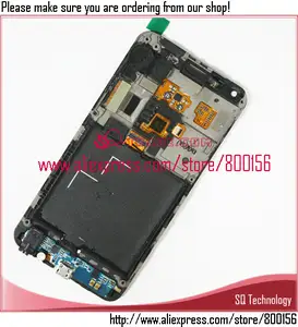 new for samsung i9070 for galaxy s advance lcd display+touch screen digitizer with frame and home button assembly