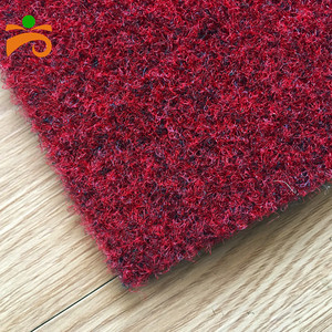 450g/m <span class=keywords><strong>2</strong></span> 100% de terciopelo de poliéster no tejida rojo boda alfombra - Product Image 2