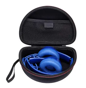 무료 샘플 동관 공장 제조 업체 제품 맞춤형 EVA 스토리지 헤드셋 케이스 휴대용 운반 EVA 헤드폰 케이스