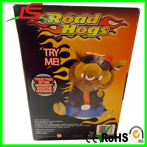 Carretera cerdo peluche juega nacido para ser salvaje felpa eléctrica cerdo - Product Image 3