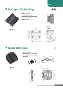 Southcoo HL-195แรงบิดคงที่แบบ C6องศาปรับตำแหน่งต้านทานการกดจุดบานพับแรงเสียดทานอุตสาหกรรม - Product Image 3