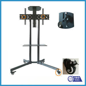 Тележка полноприводная 32 ''~ 65'' с колесами, холоднокатаная сталь, 600*400 мм, VESA - Product Image 5