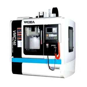 Vmc740 china fornecedor weida 3 eixos bt40 cnc centro vertical da máquina