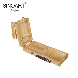 SINOART Meilleur Qualité Artiste Boîte En Bois pour <span class=keywords><strong>la</strong></span> Peinture de Chevalet <span class=keywords><strong>Table</strong></span> Top Box - Product Image 1