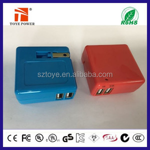 Nouveau design! Rgb vers USB adaptateur 5 V 3.1A USB Dual Port adaptateur / USB mur chargeur ac 100 - 240 V - Product Image 3