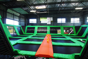 Đầy Màu Sắc Trong Nhà Trampolinr Bóng Hồ Bơi Với Bọt Cubes - Product Image 5