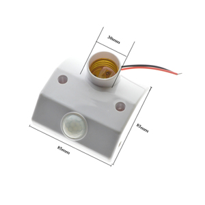 Cảm Biến Chuyển Động Ổ Cắm Đèn <span class=keywords><strong>E27</strong></span> Bộ Phát Hiện Chuyển Động Đui Giữ Bóng Đèn <span class=keywords><strong>E27</strong></span> Với Cảm Biến PIR - Product Image 4
