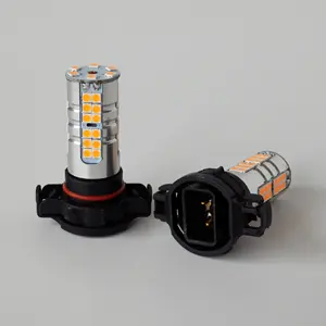 3030 54SMD אמבר צהוב PSY24W LED רכב הפעל אות ערפל נהיגה אור עבור A3 A6 Q5